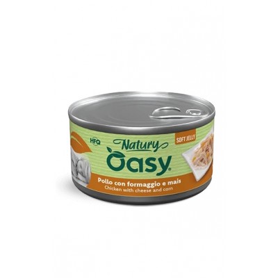 Вологий корм для собак OASY DOG Wet Natury курка з сиром, м’ясне філе 150 г, 514214