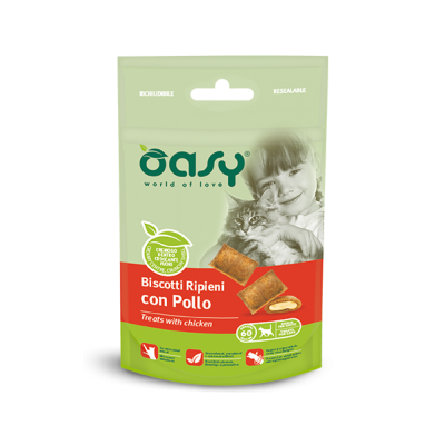 Ласощі для кішок OASY CAT TREATS курка 60 г, 343167