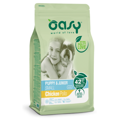 Сухой корм для щенков OASY LIFESTAGE Puppy & Junior Small с курицей 18 кг, 349176