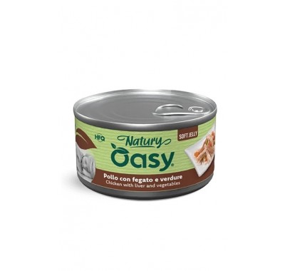 Вологий корм для собак OASY DOG Wet Natury курка з овочами, м’ясне філе 150 г, 514139