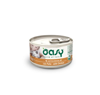 Вологий корм для собак OASY DOG Wet Natury курка з лососем, м’ясне філе 150 г, 514115