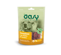 Ласощі для собак OASY DOG Dry качка Jerky Rawhide Twisted Stick 350 г, 346960