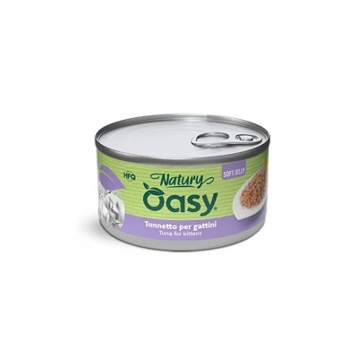 Вологий корм для кошенят OASY CAT Wet Natury Kitten тунець в желе 85 г, 512715