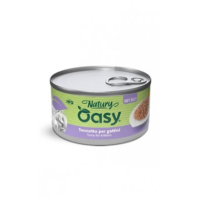 Вологий корм для кошенят OASY CAT Wet Natury Kitten тунець в желе 85 г, 512715