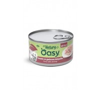 Вологий корм для кішок OASY CAT Wet Natury тунець з креветками в желе 85 г, 512999