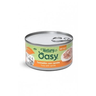 Вологий корм для кішок OASY CAT Wet Natury тунець з морквою в желе 85 г, 513118