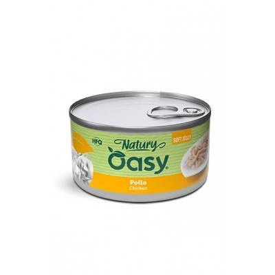 Вологий корм для кішок OASY CAT Wet Natury філе курки в желе 85 г, 512739