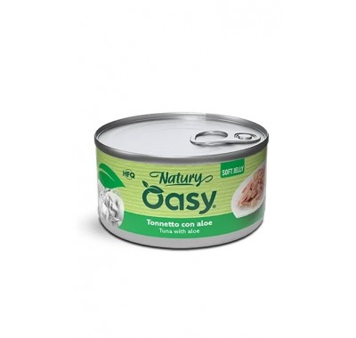 Влажный корм для кошек OASY CAT Wet Natury тунец из алоэ в желе 85 г, 513057