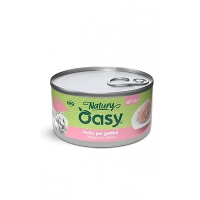 Вологий корм для кошенят OASY CAT Wet Natury Kitten з куркою в желе 85 г, 512692
