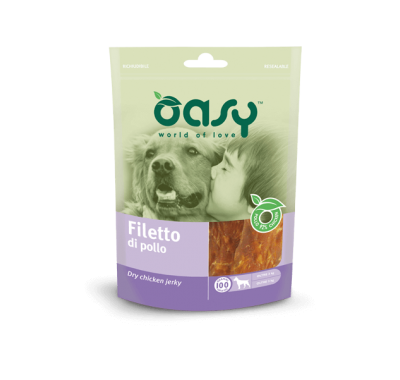 Ласощі для собак OASY DOG Dry курка Jerky 350 г, 346939