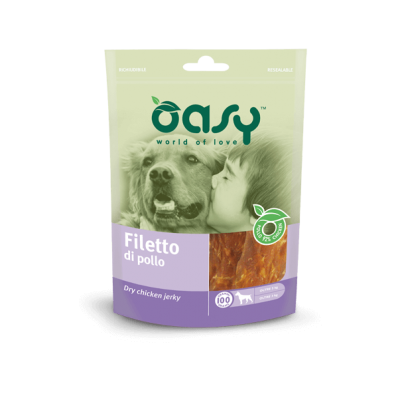 Ласощі для собак OASY DOG Dry курка Jerky 350 г, 346939