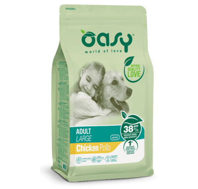 Сухий корм для собак OASY LIFESTAGE Adult Large з куркою 18 кг, 349220