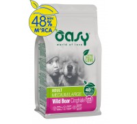 Сухий корм для собак OASY OAP ADULT Medium/Large дикий кабан 18 кг, 349343