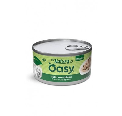 Влажный корм для кошек OASY CAT Wet Naturyt курица со шпинатом в желе 85 г, 512876
