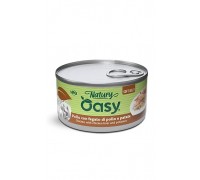 Влажный корм для кошек OASY CAT Wet Natury курица с печенью и картофелем в желе 85 г, 512937