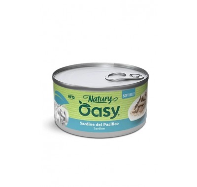 Влажный корм для кошек OASY CAT Wet Natury средиземноморская сардинела в желе 85 г, 513156
