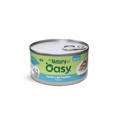 Вологий корм для кішок OASY CAT Wet Natury середземноморська сардинела в желе 85 г, 513156
