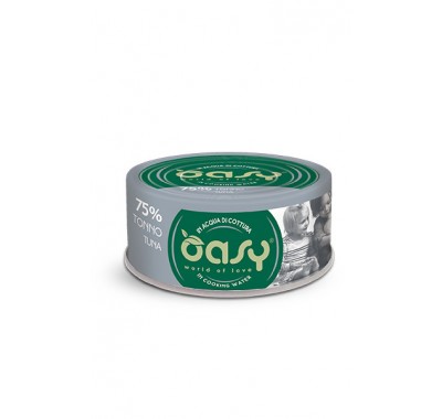 Вологий корм для кішок OASY CAT Wet More Love тунець, ніжна нарізка у соусі 70 г, 344843