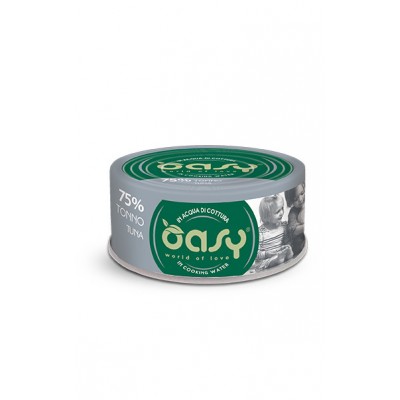 Вологий корм для кішок OASY CAT Wet More Love тунець, ніжна нарізка у соусі 70 г, 344843