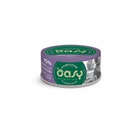 Вологий корм для кішок OASY CAT Wet More Love тунець з кальмаром, ніжна нарізка у соусі 70 г, 344867