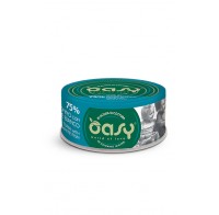 Вологий корм для кішок OASY CAT Wet More Love тунець з білою рибою, ніжна нарізка у соусі 70 г, 344904