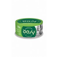 Вологий корм для кішок OASY CAT Wet More Love тунець з молюском, ніжна нарізка у соусі 70 г, 511459