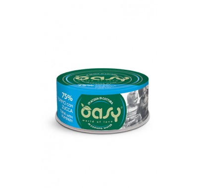 Вологий корм для кішок OASY CAT Wet More Love тунець з гарбузом, ніжна нарізка у соусі 70 г, 349800