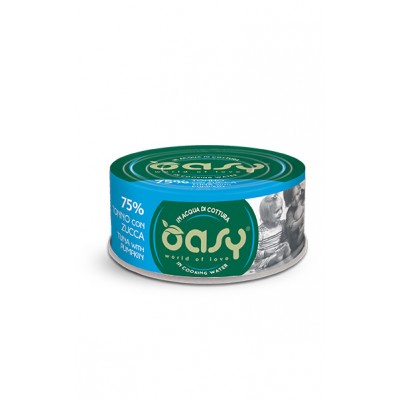 Вологий корм для кішок OASY CAT Wet More Love тунець з гарбузом, ніжна нарізка у соусі 70 г, 349800
