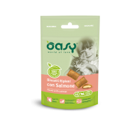 Ласощі для кішок OASY CAT TREATS Лосось 60 г, 343181