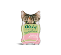 Влажный корм для кошек OASY CAT Лосось 85 г, (паштет) 342283