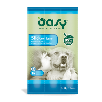 Ласощі для собак OASY DOG Stick тунець (3x12) 36 г, 510285