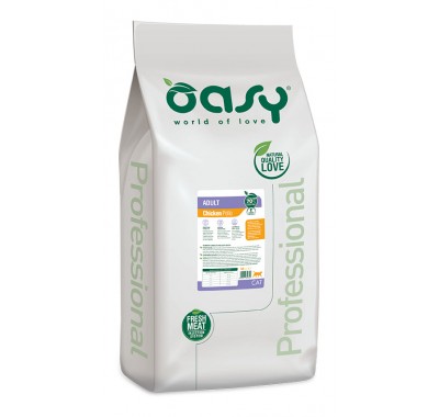 Сухий корм для кішок OASY LIFESTAGE Adult курка 18 кг, 349350