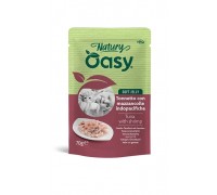 Влажный корм для кошек OASY CAT Wet Natury тунец с креветками в желе 70 г, 513958