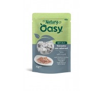Влажный корм для кошек OASY CAT Wet Natury тунец с кальмаром в желе 70 г, 513934
