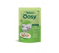 Влажный корм для кошек OASY CAT Wet Natury курица с овощами в желе 70 г, 513835