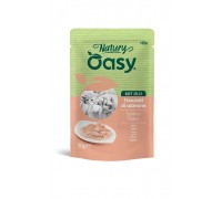 Влажный корм для кошек OASY CAT Wet Natury лосось в желе 70 г, 513897