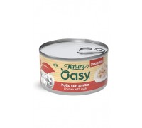 Вологий корм для кішок OASY CAT Wet Natury курка з качкою в бульйоні 85 г, 514696