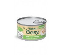 Вологий корм для кішок OASY CAT Wet Natury курка з овочами в бульйоні 85 г, 514658