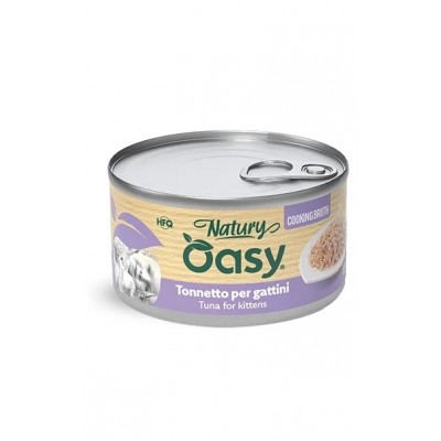 Вологий корм для кошенят OASY CAT Wet Natury Kitten тунець в бульйоні 85 г, 514719