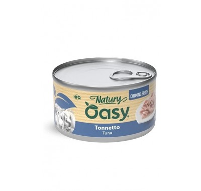 Вологий корм для кішок OASY CAT Wet Natury тунець в бульйоні 85 г, 514733
