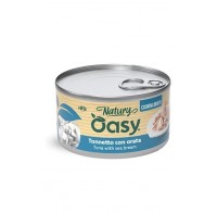 Вологий корм для кішок OASY CAT Wet Natury тунець з дорадою в бульйоні 85 г, 514856
