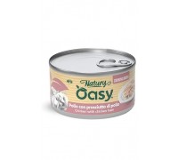 Вологий корм для кішок OASY CAT Wet Natury курка з шинкою в бульйоні 85 г, 514610