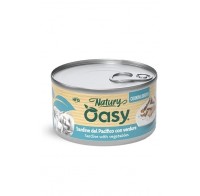 Вологий корм для кішок OASY CAT Wet Natury сардинела з овочами в бульйоні 85 г, 514894