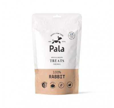 Ласощі для собак Pala Rabbit 100% кролик, 100 г