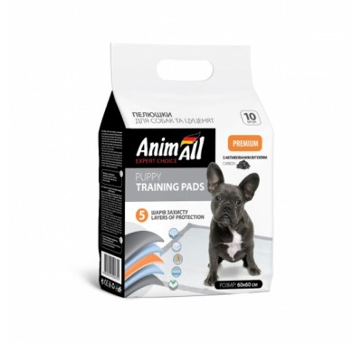 Пелюшки для собак AnimAll з активованим вугіллям 60x90см 50шт, 170422/1512