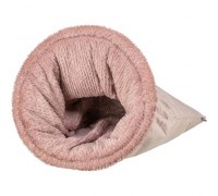 Різдвяний лежак-печера для котів та собак Trixie Livia Soft, рожевий 40х60см 927119