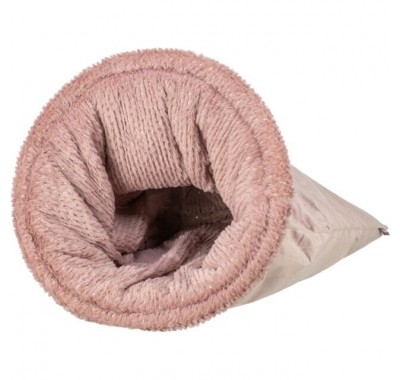 Різдвяний лежак-печера для котів та собак Trixie Livia Soft, рожевий 40х60см 927119
