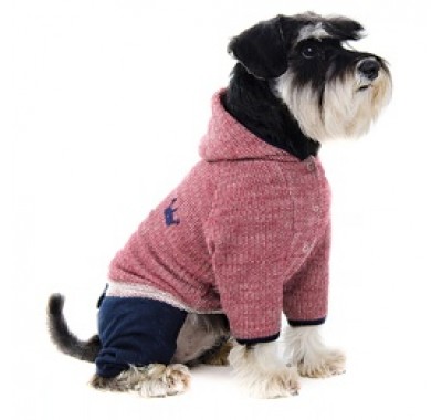 Pet fashion Костюм ГРАНД бордовый/синий M