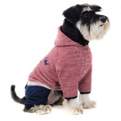 Pet fashion Костюм ГРАНД бордовий/синій M