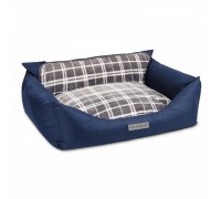 Лежак для собак Pet fashion PRIME 66х52х24см, синий 241757